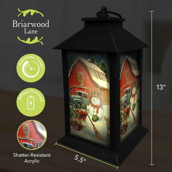 Briarwood Lane Holiday Barn Lantern