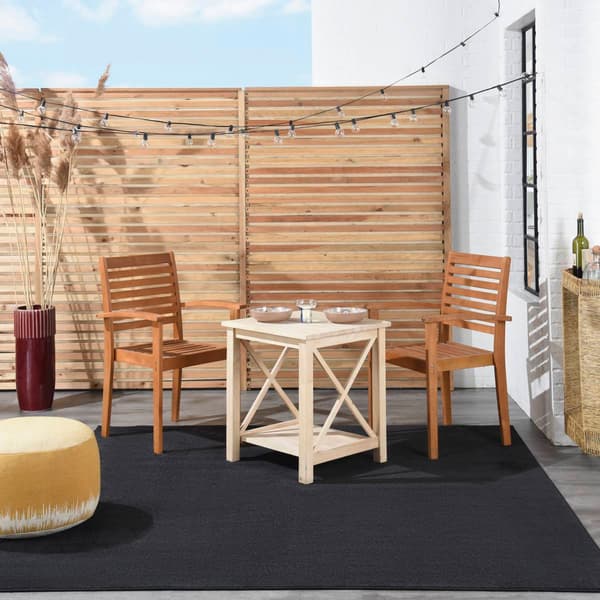 Nourison Essentials Solid Indoor/Outdoor Square Rug