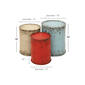 9th & Pike&#174; Multi Metal Drum Round End Tables - Set of 3 - image 4