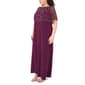 Plus Size MSK Asymmetric Beaded Capelet Evening Gown - image 3