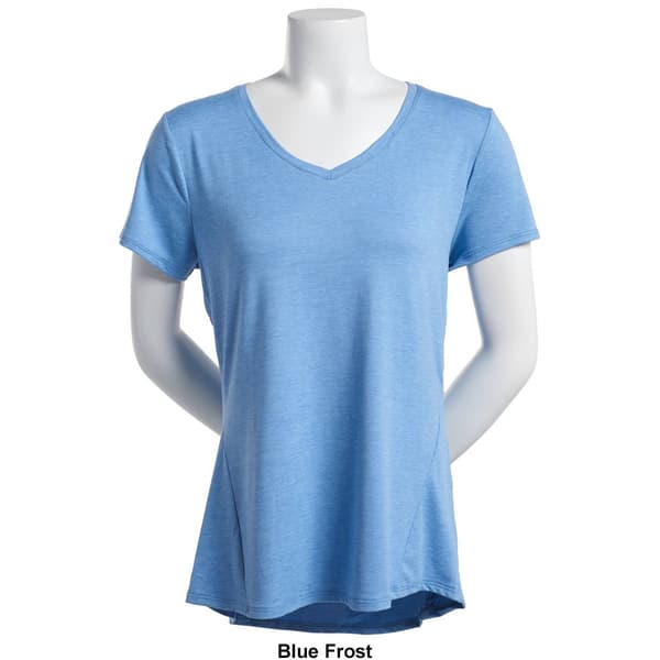 Womens RBX Space Dye Jersey V-Neck Short Sleeve Tee