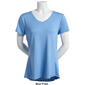 Womens RBX Space Dye Jersey V-Neck Short Sleeve Tee - image 3