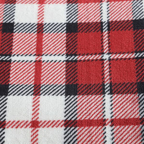 Eddie Bauer Parkwood Plaid Plush-Fleece Reversible Throw