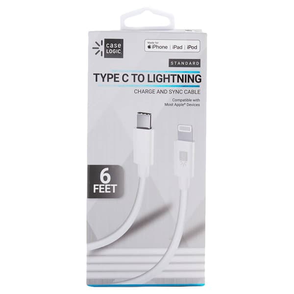 Case Logic 6ft. Type C To Lightning Cable - image 