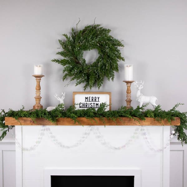 Northlight Seasonal Iridescent Snowflake Christmas Garland