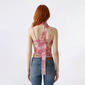 Juniors Madden Girl Floral Mesh Camisole w/ Neck Scarf - Pink - image 2