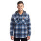 Mens Mountain Ridge Flannel Jacket w/ Chest Protector - Chambray - image 1