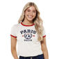 Juniors No Comment Goalie Gal Graphic Baby Ringer Tee - image 1