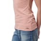 Womens Calvin Klein Short Sleeve Rouched Shoulder Knit Blouse - image 3