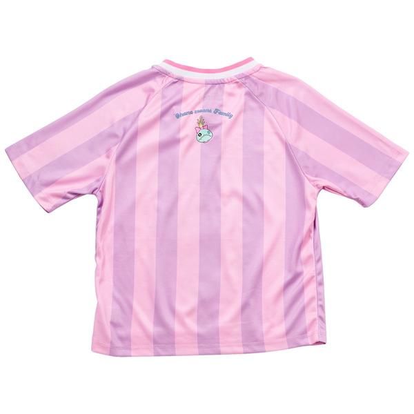 Girls (7-10) Disney Short Sleeve Stripe Stitch Soccer Jersey