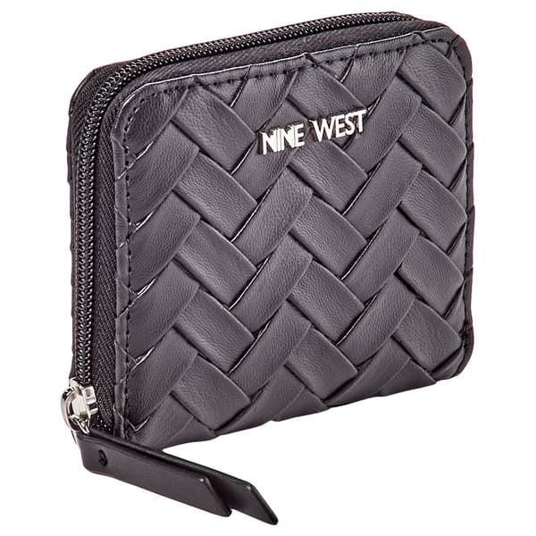 Womens Nine West Norah Woven Zip-Around Wallet