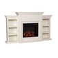 Southern Enterprises Electric Fireplace with Bookcases - image 4