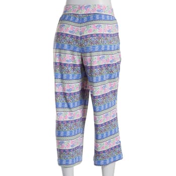 Womens MUK LUKS® Fair Isle Cloud Knit Capri Pajama Pants - Boscov's