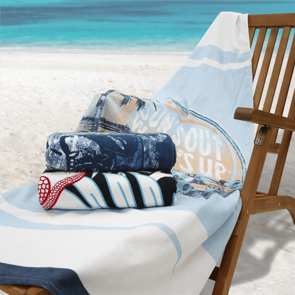 IZOD® Paradise Bird Beach Towel