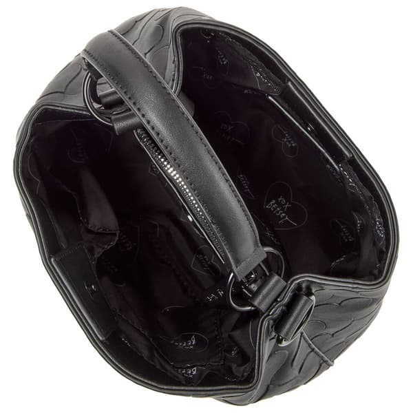 Betsey Johnson Heart Bucket Bag