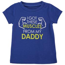 Toddler Boy Start Up Kids&#40;R&#41; Muscles From Dad Tee