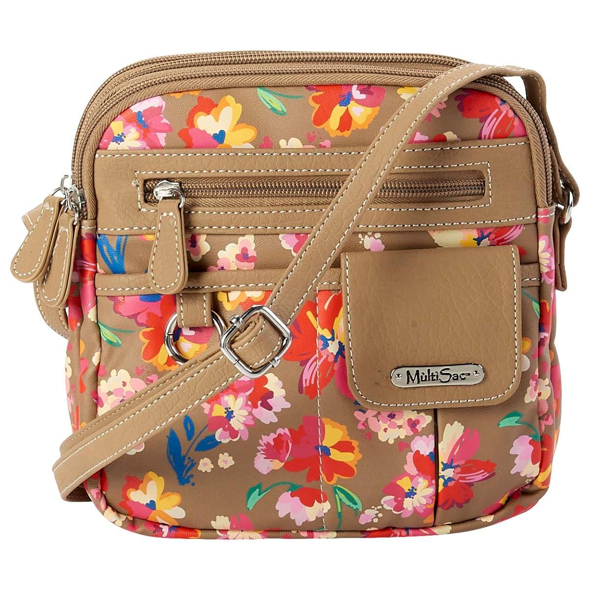 MultiSac N/S Zip Around Floral Firework Crossbody