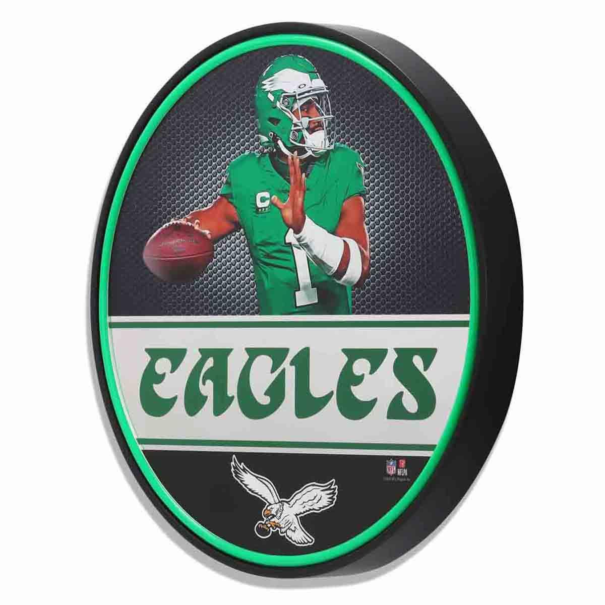 Open Road Eagles Hurts Round LED Wall Decor