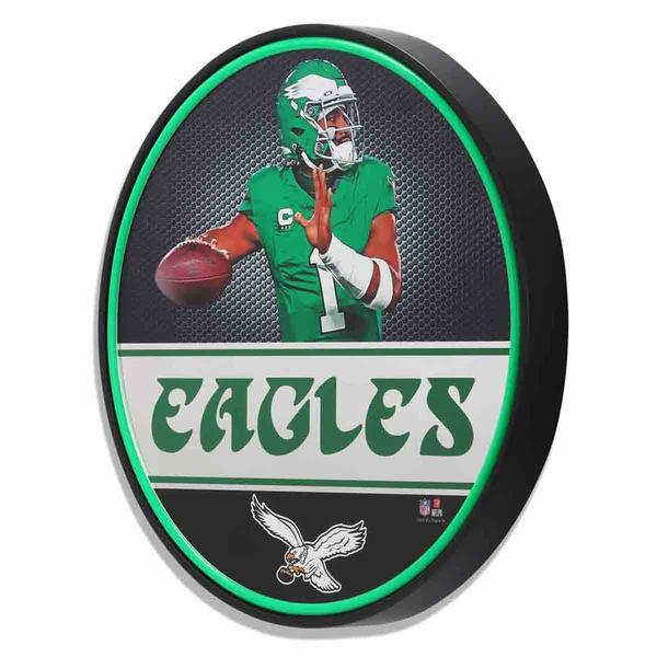 Open Road Eagles Hurts Round LED Wall Decor