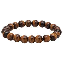 Mens Brown Beaded Bracelet