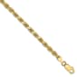 Mens Gold Classics&#40;tm&#41; 10kt. Semi-Solid Rope 8in. Chain Bracelet - image 1