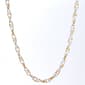 Design Collection 18in. Two-Tone Interlock Necklace - image 1