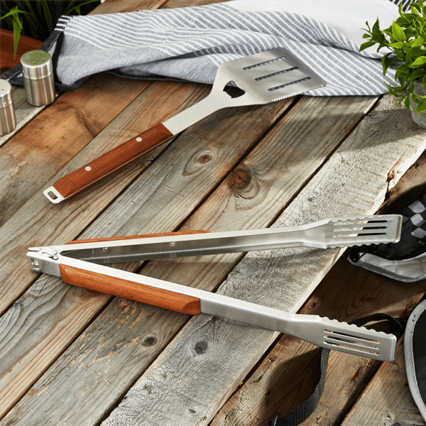 BergHOFF 2pc. Stainless Steel BBQ Tongs & Turner Set