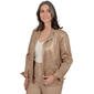 Womens Alfred Dunner Union Square Mixed Media Suede Jacket - image 2