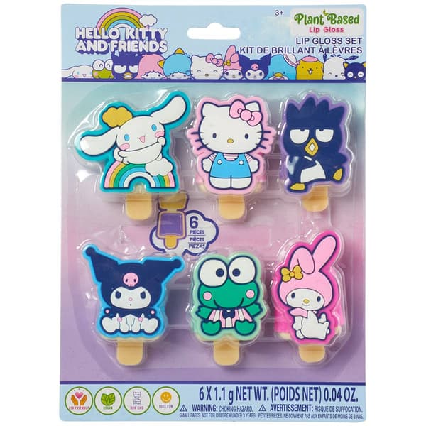 Girls Hello Kitty&#174; 6pk. Popsicle Lip Gloss Set
