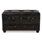 Baxton Studio Callum 2 Drawer Storage Trunk Ottoman - image 3