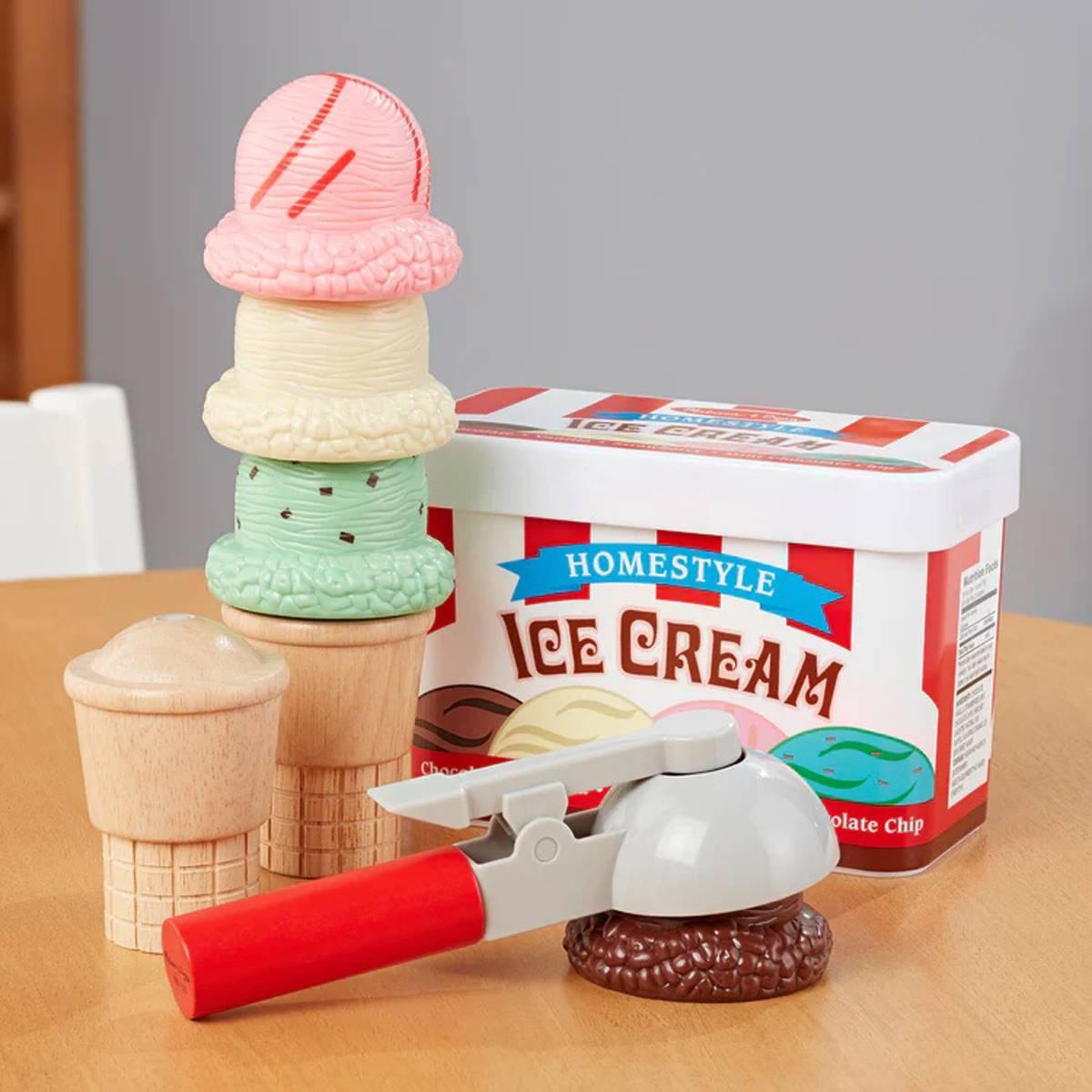 Melissa & Doug® Scoop & Stack Ice Cream Cone Playset