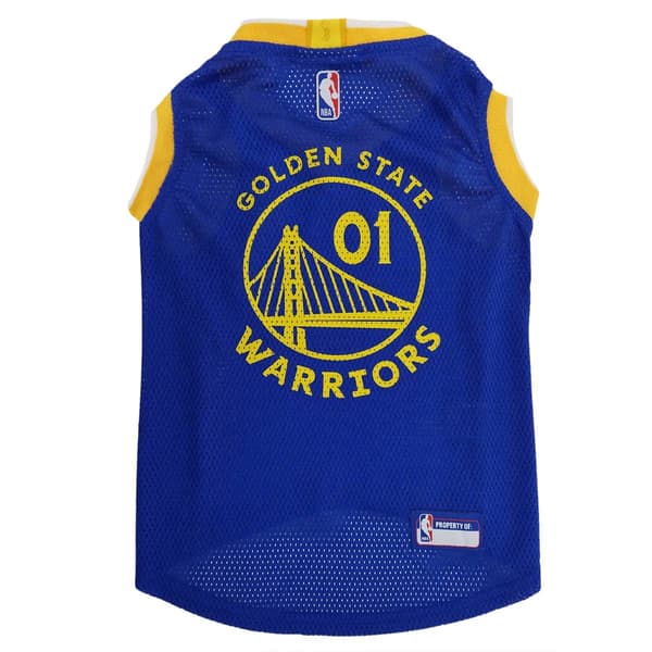 NBA Golden State Warriors Mesh Pet Jersey