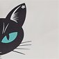 Womens Emaline Key Items 3/4 Sleeve Martini Cat Graphic Tee - image 6