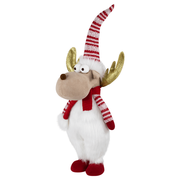 Northlight Standing Plush Moose Christmas Figure