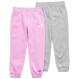 Girls (4-6x) Puma(R) 2pk. Solid/ Marled Joggers