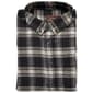 Mens Big &amp; Tall Mountain Ridge(R) Flannel Shirt - Black/White - image 1