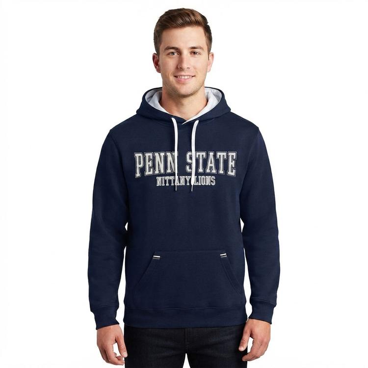 Mens Colosseum(tm) Athletics Penn State Pullover Hooded Sweatshirt