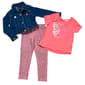 Girls &#40;4-6x&#41; Limited Too Free Spirit Denim Jacket & Leggings Set - image 1