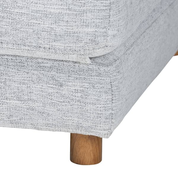 Baxton Studio Sabriel Modern Fabric Convertible Sleeper Ottoman