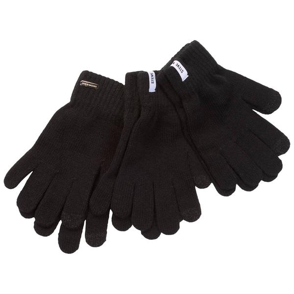 Womens Steve Madden 3pk. Classic Magic Glove Set