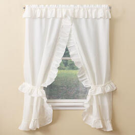 Stacey Ruffle Priscilla Panel Pair Curtains