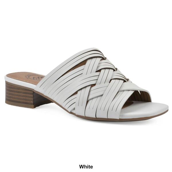 Womens Cliffs by White Mountain Strappy Slide Sandals