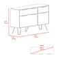 FM FURNITURE Monaco Light Oak Double Dresser - image 8