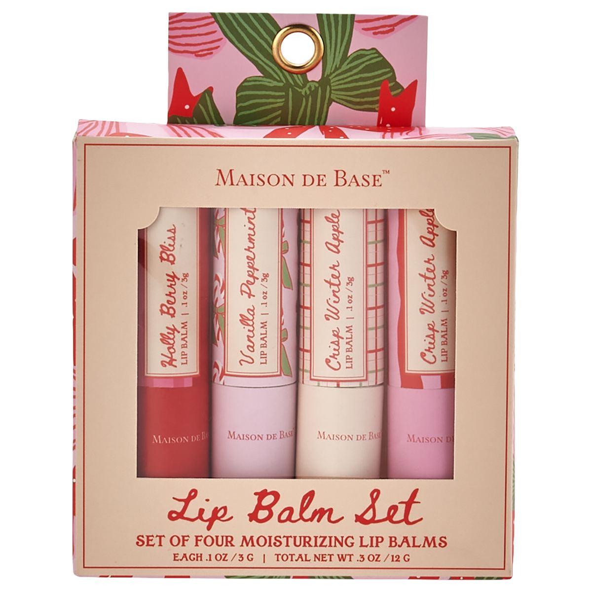 Maison De Base 4pk. Paper Wrapped Lip Balm