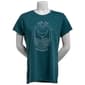 Womens Reel Pro Fishing Fish Tail Seek The Outdoors Graphic Tee - image 1