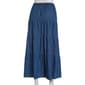 Juniors A. Byer Button Front Denim Maxi Tier Skirt - image 2