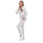 Womens White Mark 2pc. Lounge Solid Pants Set - image 2