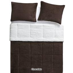 Swift Home Faux Fur and Sherpa Reverse Comforter Set