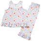 Womens Elizabeth & Nicole Sleeveless Floral Ruffle Tank Set - image 2