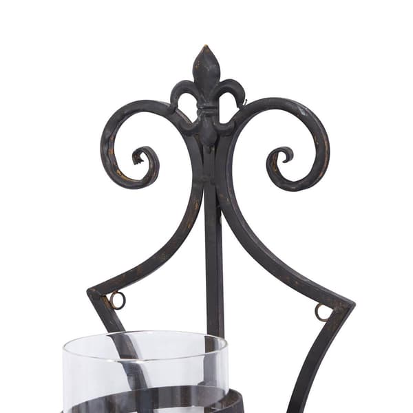 9th & Pike&#174; Black Iron Traditional Wall Sconce